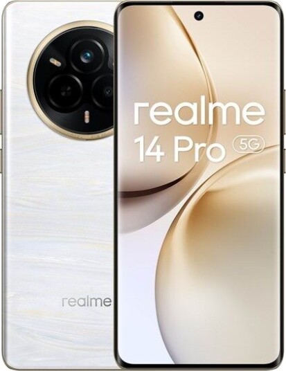 Realme 14 Pro 5G Smartphone 8GB RAM 256GB OLED 6.77" Perlehvit Realme 14 Pro 5G Smartphone 8GB RAM 256GB OLED 6.77" Perlehvit