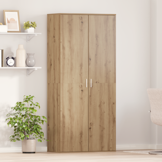 Highboard med hylle artisan eik 80 x 39 x 178 cm Konstruert tre