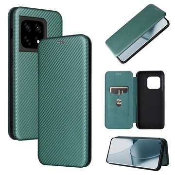 OnePlus 10 Pro Flip-deksel Karbonfiber Grønn