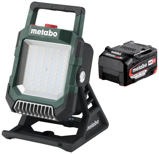 Metabo Sampak: Bsa 18 LED 4000 Batteridrevet Arbeidslampe Med Lipower 18 v 5,2 ah-Batteri