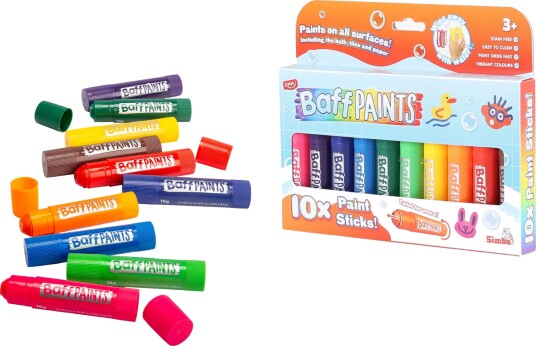 Zimpli Kids Badekritt i Farge 10-pack