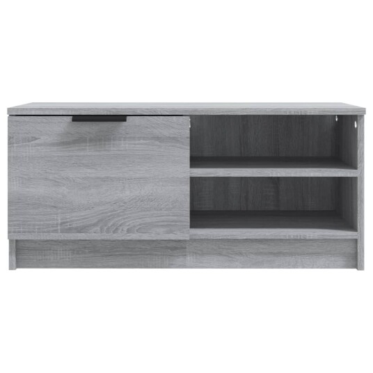 vidaXL TV-benk grå sonoma 80x35x36,5 cm konstruert tre