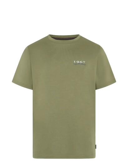 SIGNAL Frodosi Chest Print Tee + Khaki green L