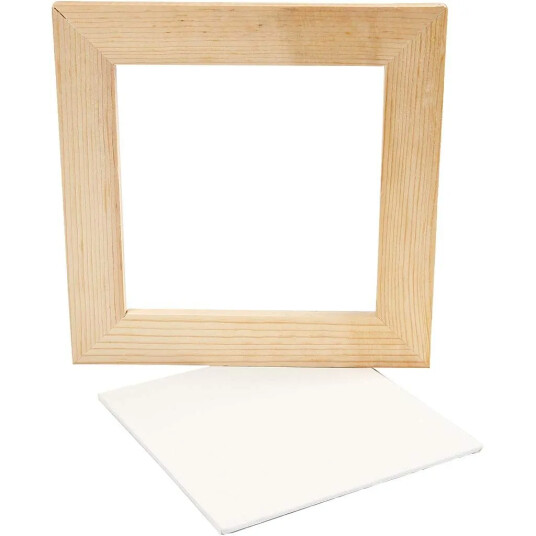 Creativ Company | Treramme m. maleplate 20,8 x 20,8 cm