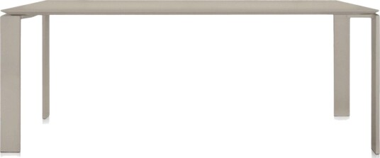 Kartell FOUR Fenix Soft Touch Spisebord 158x79 Beige