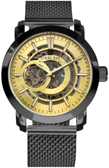 Louis XVI Herreklokke LXVI1932 Versailles Gull/Stål Ø44 mm