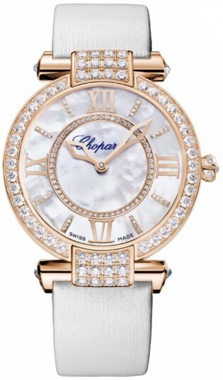 Chopard Dameklokke 384242 5005 Imperiale Blå/Tekstil Ø36 mm