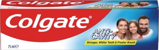 Colgate Tannkrem Anti Cavity Carton Anti cavity