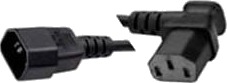 LinkIT strømkabel - IEC 60320 C14 til IEC 60320 C13 - 2 m