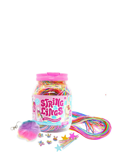 String a lings Stringalings - 100 Pack - Deluxe Braiding Kit - Multi/patterned - ONE SIZE