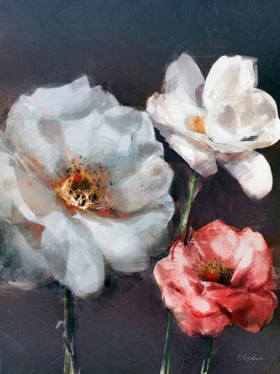 Canvasbilde Red Rose 66x08 cm