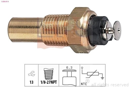 Sensor, motortemperatur EPS 1.830.014
