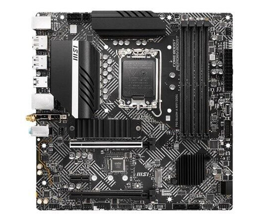 MSI PRO B660M-A WIFI DDR4 - micro ATX - LGA1700 Socket - B660 - Intel B660 - Intel LGA1700 socket - DDR4 RAM - Micro-ATX