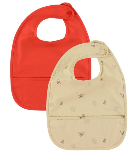 OYOY MINI Dino Smekke Pakke Med 2 Multi Patterned 37x27cm