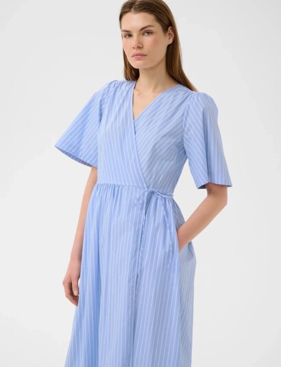 InWear Raelynniw Wrap Dress - Blue - 40 InWear Raelynniw Wrap Dress - Blue - 40