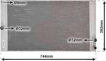 VAN WEZEL 59002141 Radiator motorkjøling