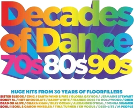 Diverse Artister Decades Of Dance: 70s 80s 90s CD