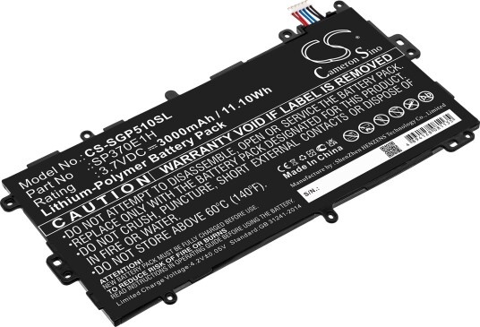 Batteri til Samsung Galaxy Note 8.0 Sam_SGP510SL