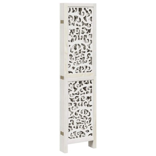  Romdeler 6 paneler hvit heltre keisertre 8721012074415