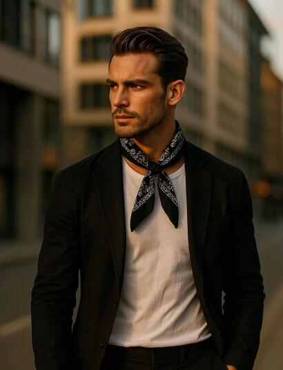 edd. Bandana - Black - ONE SIZE