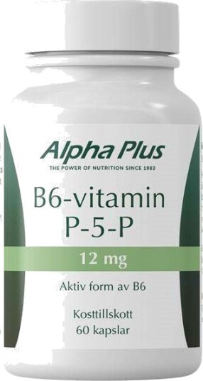 Alpha Plus B6 vitamin P 5 P 12 mg 60 stk Alpha Plus B6 vitamin P 5 P 12 mg 60 stk