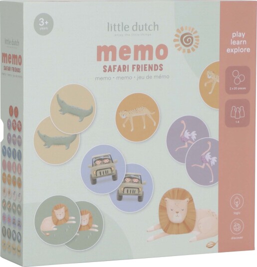 Little Dutch Safari Friends Memoryspill LD7486