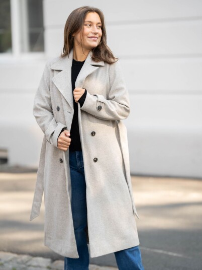 Vero Moda Fortune Vega Long Trenchcoat Beige XS Vero Moda Fortune Vega Long Trenchcoat Beige XS