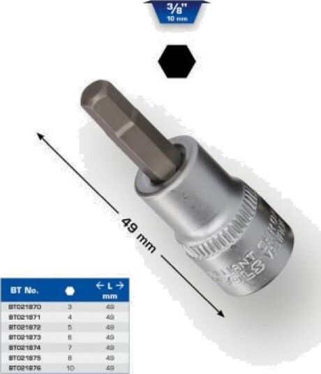Brilliant Tools Ks Tools Bt021870 Topnøgle