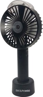 Realpower Mobile Fan Spray Vifte Grå 1 Stykker 112 Mm 62 Mm 243 Mm