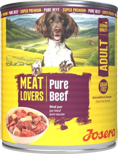 Josera Meatlovers Pure 6 x 800 g - Okse (nytt design)