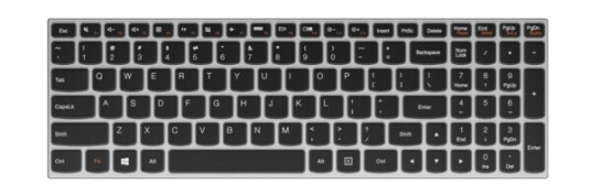 Lenovo 5N20k13046, Tastatur, Spansk, Lenovo, Ideapad 300-15