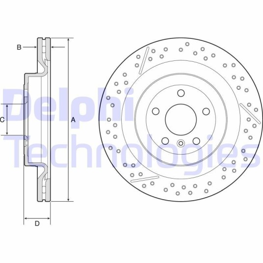 Bremseskive DELPHI BG9223C