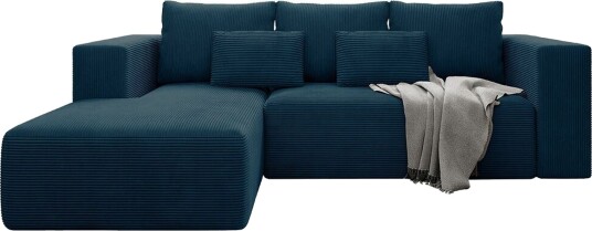 Listowel 3 sits Hörnbäddsoffa Dark blue Listowel 3 sits Hörnbäddsoffa Dark blue