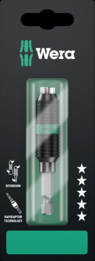 Wera 05073420001, Rustfritt Stål, Sekskanttange, 25,4 / 4 Mm (1 / 4"), Sekskanttange, Tsjekkisk Republikk, 75 Mm
