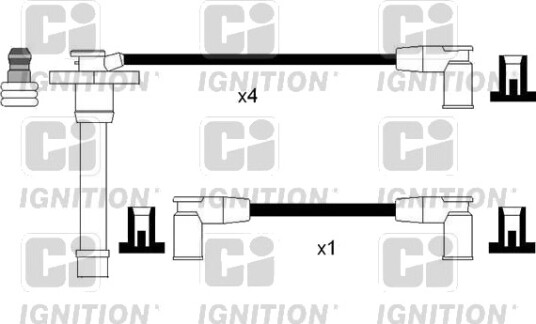 Tennplugg kabelsett QUINTON HAZELL XC1146
