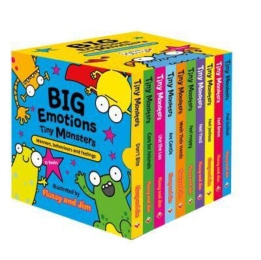Big Emotions Tiny Monsters 10 Book Collection: Manners Behaviours and Feelings