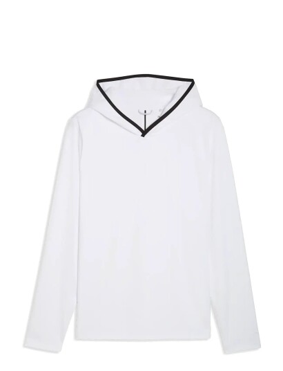 PUMA Golf Cloudspun Tech Hoodie Ls White XL