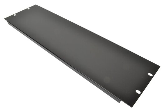 19" svart stativpanel 3 Unit