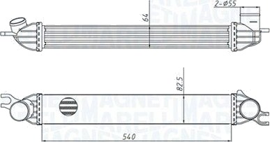 Intercooler MAGNETI MARELLI 351319204290
