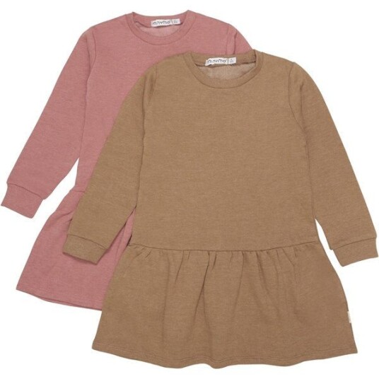 Minymo Canyon Rose Sweat Kjole 2-pakning 98