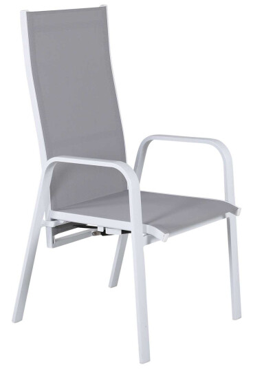 Venture Design Copacabana posisjonsstol Hvit/grå Grå Venture Design Copacabana posisjonsstol Hvit/grå Grå