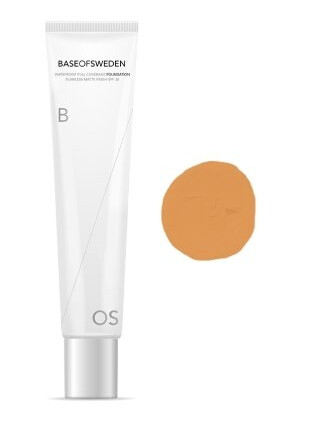 Base Of Sweden Waterproof Full Coverage Foundation Spf 30 Golden 30 Ml