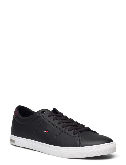 Tommy Hilfiger Essential Leather Detail Vulc - Black - 42