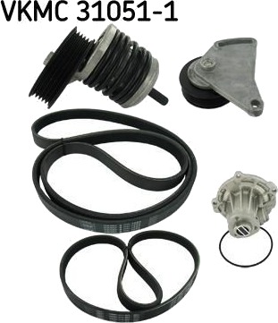 Vannpumpe + kileremsett SKF VKMC 31051 1