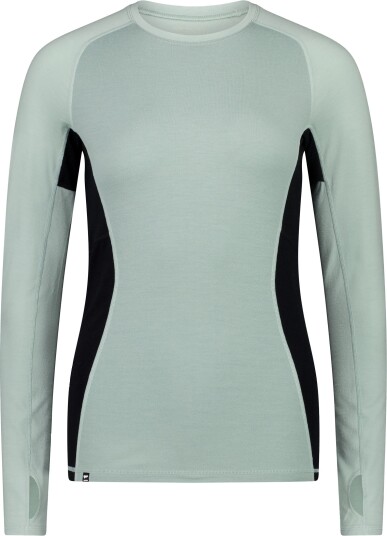 Mons Royale Women's Olympus Longsleeve Glacier/dew/black XL