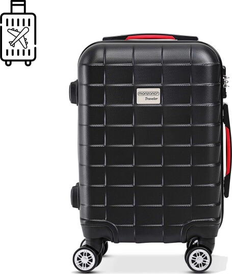 Hardskallkoffert 40L, svart – støtsikker, TSA-lås Hardskallkoffert 40L, svart – støtsikker, TSA-lås
