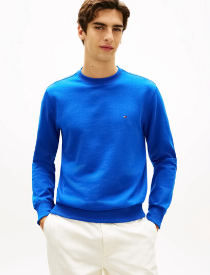 Tommy Hilfiger Essential Terry Crewneck   Blue   XS