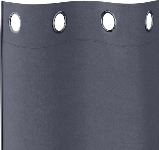 Gardiner med gardiner 2 pcs Antrasitt Polyester