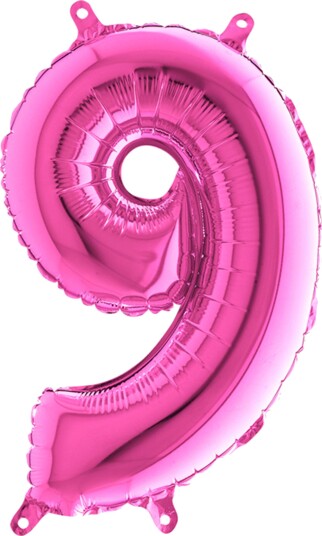 Ballongkungen Tallballong Mini Rosa Metallic Tall 9 14019F