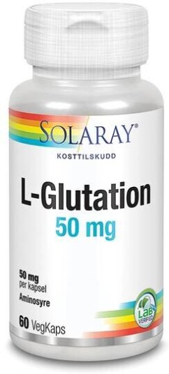 Solaray L-Glutation 50 Mg 60 Kapsler